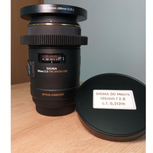 Sigma 105mm F2.8 EX DG OS HSM Macro - Bocal Canon