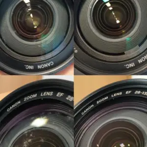 Limpeza e lubrificação de lentes fotográficas FIXA